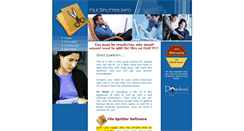 Desktop Screenshot of filesplitter.info